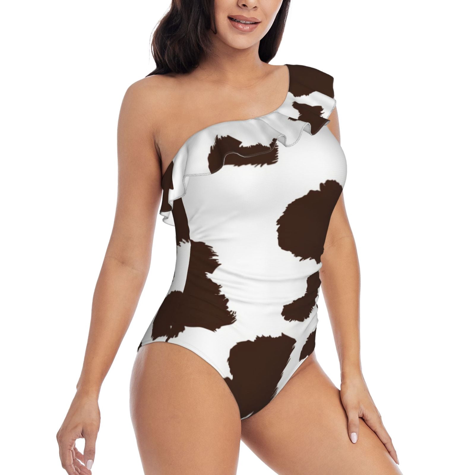 Brown Mama Bear One Piece Swimsuite