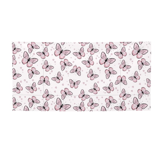 Picia Butterflies (2) Pattern Party Banner, Festive Decoration, Holiday Banner, Celebration Decor, Event Banner, Reusable Party Banner-Medium