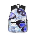 thumbnail image 1 of Picia Butterflies Large Capacity Backpack Classic Style Backpack Casual Backpack Water-Resistant School Work Travel Outdoor Backpack, 1 of 8