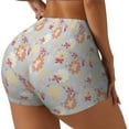 thumbnail image 1 of Picia Butterfly Flower Printed Workout Shorts for Women Seamless Scrunch Butt Lifting High Waisted Yoga Gym Booty Running Moisture-wicking Short Pants-Small, 1 of 9