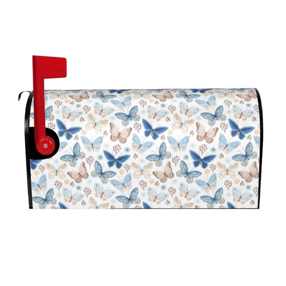Picia Butterfly Magnetic Mailbox Cover Standard Size-25.5x21 in
