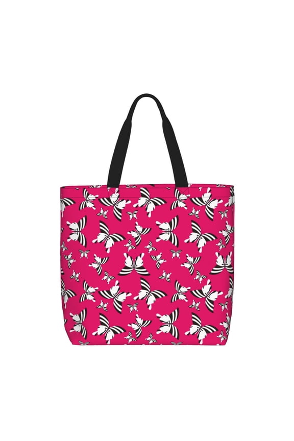 Butterfly for Tote Bag for Women with Zipper, Gym Tote with Compartments, Laptop Work Tote Nurse Dance Yoga Bag for Sport, Travel