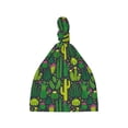 thumbnail image 1 of Picia Cactus 1 Printed Preemie Hats for Baby Girls Cotton Premature Knot Hats Newborn Hospital Cap Warm Knot Beanie Nicu for Preemie Girls and Boys, 1 of 1
