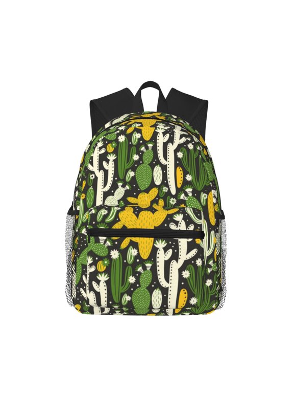 Cactus 4 Large Capacity Backpack Classic Style Backpack Casual Backpack Water-Resistant School Work Travel Outdoor Backpack