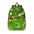 thumbnail image 1 of Picia Cactus And Succulents Printed Canvas Daypack - Stylish and Durable Vintage Compact Backpack - Class, Work, Travel, or Laptop Bookbag,Organized Compartments-Medium, 1 of 6