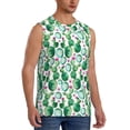 thumbnail image 1 of Picia Cactus Plants mens Cotton Tank Undershirts , Moisture-wicking Ribbed Tanks, Lightweight Cotton Tank Undershirts-X-Large, 1 of 7