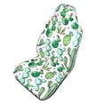 thumbnail image 1 of Picia Cactus Plants1 Print Waterproof Sweating Car Seat Cover for Post Gym Workout, Running, Beach and Hiking, Universal Fit Anti-Slip Bucket Seat Protector, 1 of 5