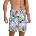 thumbnail image 1 of Picia Cactus1 Pajama Shorts for Men, Men's Pajama Bottoms, Sleepwear,Short Pajama Pants-Medium, 1 of 9