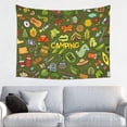thumbnail image 1 of Picia Camping 1 Pattern Tapestry-Tapestries for Bedroom Living Room Dorm(29x37"), 1 of 8