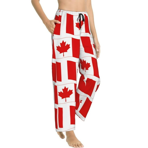 Picia Canada Womens Soft Woven Cotton Elastic Waistband Sleep Pajama Pant Lounge Sleep Pant With Pockets And Drawstring-Medium