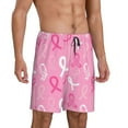 thumbnail image 1 of Picia Cancer Awareness (3) Pajama Shorts for Men, Men's Pajama Bottoms, Sleepwear,Short Pajama Pants-Small, 1 of 9