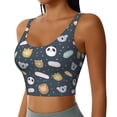 thumbnail image 1 of Picia Cartoon Animals Sports Bra for Women,Padded Strappy Sports Bras Medium Support Yoga Bra with Removable Cups,Running Yoga Bra-, 1 of 9