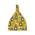 thumbnail image 1 of Picia Cartoon Bear Yellow Printed Preemie Hats for Baby Girls Cotton Premature Knot Hats Newborn Hospital Cap Warm Knot Beanie Nicu for Preemie Girls and Boys, 1 of 6