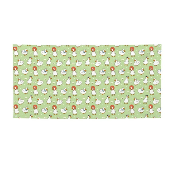 Picia Cartoon Duck Pattern Party Banner, Festive Decoration, Holiday Banner, Celebration Decor, Event Banner, Reusable Party Banner-Small