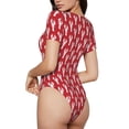 thumbnail image 1 of Picia Cartoon Lobster Womens One Piece Swimsuits Modest Tummy Control Bathing Suits Lace Up Slimming Swim Suit-Medium, 1 of 9