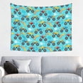thumbnail image 1 of Picia Cartoon Monster Truck Pattern Tapestry-Tapestries for Bedroom Living Room Dorm(29x37"), 1 of 8