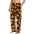 thumbnail image 1 of Picia Cartoon Pizza Mens Soft Woven Cotton Elastic Waistband Sleep Pajama Pant Lounge Sleep Pant With Pockets And Drawstring-Small, 1 of 9