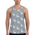 thumbnail image 1 of Picia Cartoon Poodle Dog Printed Men’s Performance Tank, Men's Workout Tank Top Moisture-Wicking Tank Top Muscle tee, Breathable Workout Shirt-Large, 1 of 7