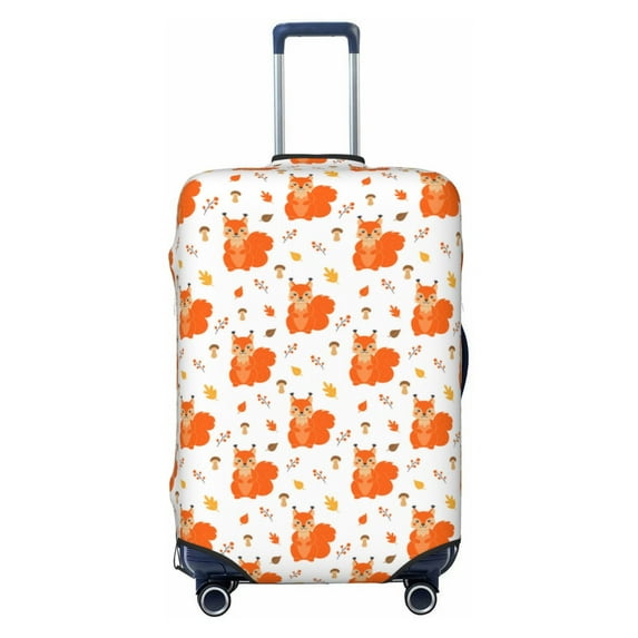 Picia Cartoon Squirrel Luggage Protector Cover Thicken Suitcase Protector Cover Fit 18-32 Inch Luggage-Small