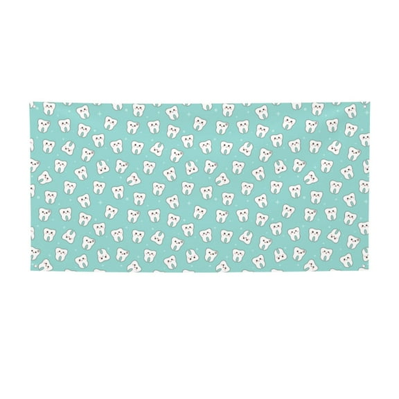 Picia Cartoon Teeth1 Pattern Party Banner, Festive Decoration, Holiday Banner, Celebration Decor, Event Banner, Reusable Party Banner-Small