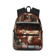 thumbnail image 1 of Picia Cat Asleep Among Flowers Large Capacity Backpack Classic Style Backpack Casual Backpack Water-Resistant School Work Travel Outdoor Backpack, 1 of 8