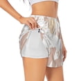 thumbnail image 1 of Picia Cat Yoga Time Pattern Women's 2 in 1 Athletic Running Shorts High Waisted Workout Casual Gym Sweat Shorts with Comfy Liner Zipper Pockets-Large, 1 of 9