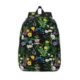 thumbnail image 1 of Picia Chamomile Printed Canvas Daypack - Stylish and Durable Vintage Compact Backpack - Class, Work, Travel, or Laptop Bookbag,Organized Compartments-Medium, 1 of 6