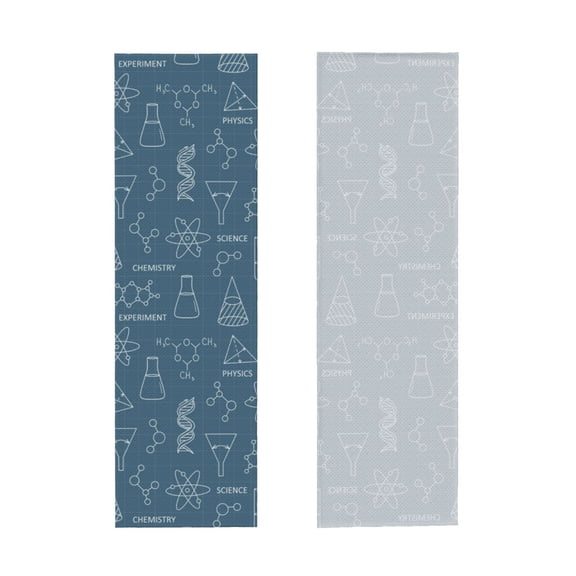 Picia Chemical Formulas And Objects Pattern Cooling Towels (40"x12") Cool Towel, Cold Towel, Microfiber Soft Breathable Chilly Ice Towel