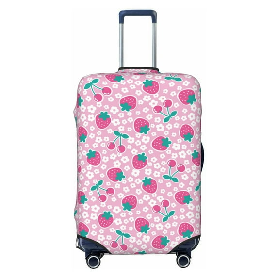 Picia Cherry Strawberry Luggage Protector Cover Thicken Suitcase Protector Cover Fit 18-32 Inch Luggage-X-Large