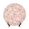 thumbnail image 1 of Picia Chicken And Goose Pattern Bone China Decorative Plate – Wall Decor with Stand and Adhesive, Elegant Ornament for Living Room, Office, or Entryway-7in, 1 of 6