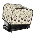 thumbnail image 1 of Picia Chicken Cartoon Print 4 Slice Toaster Cover , Toaster Protector Dustproof Kitchen Appliance Cover, Kitchen Appliance Dustproof Protector, 1 of 7
