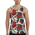 thumbnail image 1 of Picia Chicken Printed Men’s Performance Tank, Men's Workout Tank Top Moisture-Wicking Tank Top Muscle tee, Breathable Workout Shirt-X-Large, 1 of 7