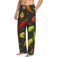 thumbnail image 1 of Picia Chili2 Mens Soft Woven Cotton Elastic Waistband Sleep Pajama Pant Lounge Sleep Pant With Pockets And Drawstring-X-Large, 1 of 9