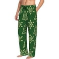 thumbnail image 1 of Picia Christmas (2) Mens Soft Woven Cotton Elastic Waistband Sleep Pajama Pant Lounge Sleep Pant With Pockets And Drawstring-X-Large, 1 of 9