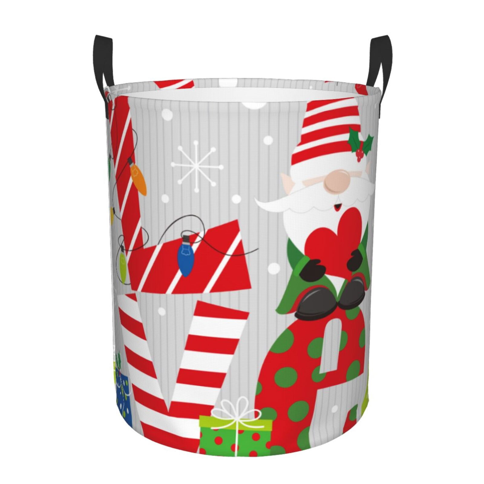 Gnome Cheer Quilted Laundry Basket NCU0TH3235