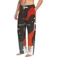 thumbnail image 1 of Picia Christmas Gnomes In Red Hats Mens Soft Woven Cotton Elastic Waistband Sleep Pajama Pant Lounge Sleep Pant With Pockets And Drawstring-Medium, 1 of 9