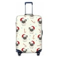 thumbnail image 1 of Picia Christmas Pug Dog Luggage Protector Cover Thicken Suitcase Protector Cover Fit 18-32 Inch Luggage-Small, 1 of 9
