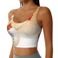 thumbnail image 1 of Picia Christmas Snowman Gift Sports Bra for Women,Padded Strappy Sports Bras Medium Support Yoga Bra with Removable Cups,Running Yoga Bra-XX-Large, 1 of 9
