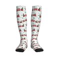 thumbnail image 1 of Picia Christmas Train Printed Sports Compression Socks - 15-20mmHg Graduated Compression, High-Performance Soft and Breathable Socks for Men and Women, 1 of 5
