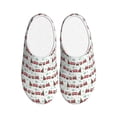 thumbnail image 1 of Picia Christmas Train for Women's Lamb-hug Comfy Fleece House Slippers Memory Foam, Slip-on House Shoes Indoor Outdoor-44/45, 1 of 7