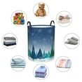 thumbnail image 1 of Picia Christmas Trees Large Laundry Basket, Waterproof, Freestanding Laundry Hamper, Collapsible Tall Clothes Hamper with Extended Handles-Medium, 1 of 8