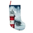 thumbnail image 1 of Picia Circular Lighthouse for 18in Christmas Stockings, Xmas Stocking for Kids, Holiday and Family Stocking for Fireplace or Party Decoration, 1 of 8