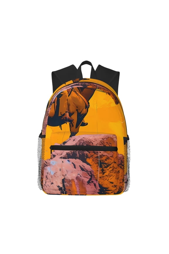 Cliff Western Cowboy Large Capacity Backpack Classic Style Backpack Casual Backpack Water-Resistant School Work Travel Outdoor Backpack