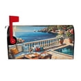 thumbnail image 1 of Picia Coastal Style Garden Villa Magnetic Mailbox Cover Standard Size-21x18 in, 1 of 9