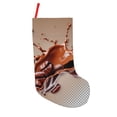 thumbnail image 1 of Picia Coffee Beans Chocolate Splash for 18in Christmas Stockings, Xmas Stocking for Kids, Holiday and Family Stocking for Fireplace or Party Decoration, 1 of 7