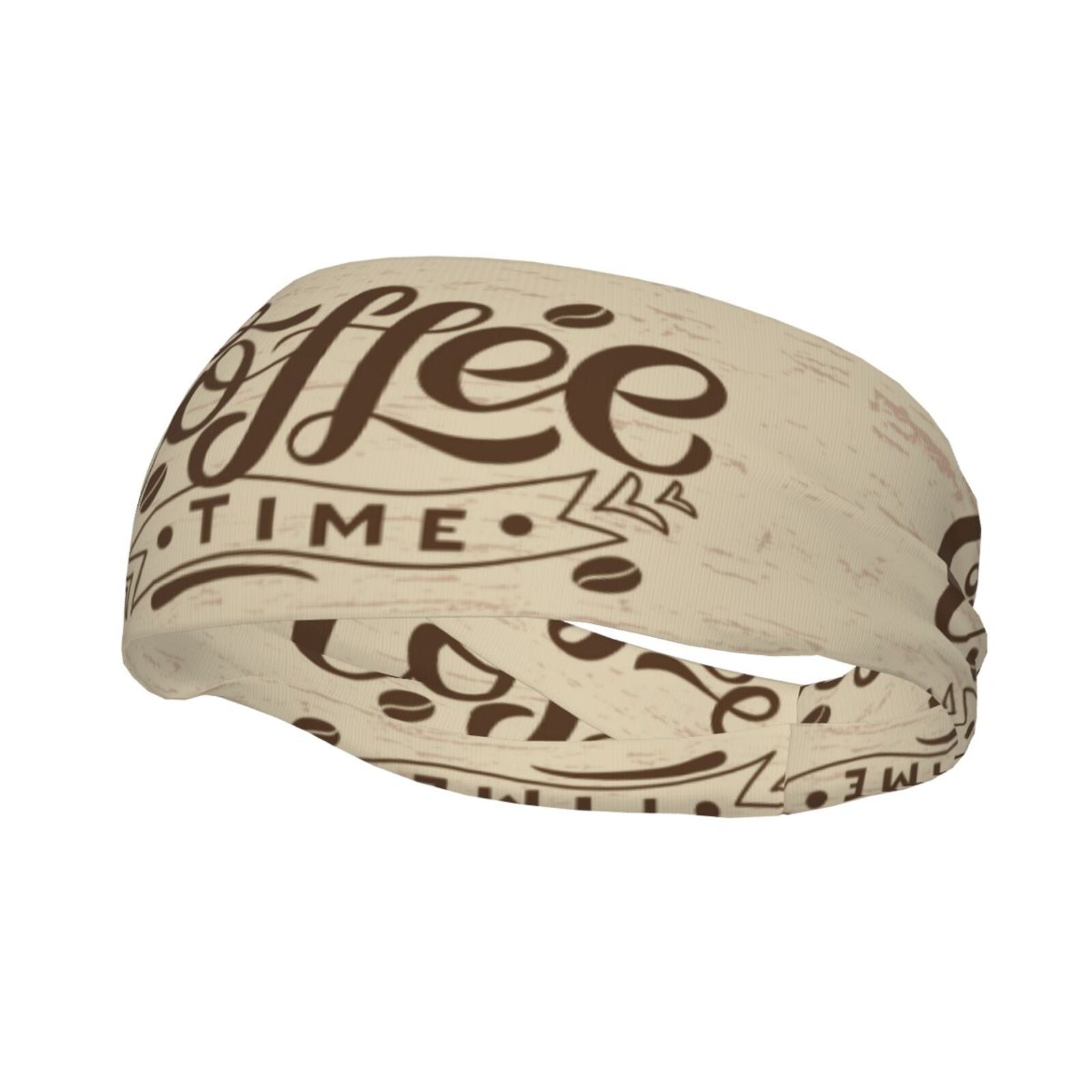 Picia Coffee Time (2) Print Mens Running Headband,mens Sweatband Sports 