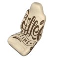 thumbnail image 1 of Picia Coffee Time (2) Print Waterproof Sweating Car Seat Cover for Post Gym Workout, Running, Beach and Hiking, Universal Fit Anti-Slip Bucket Seat Protector, 1 of 5