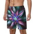 thumbnail image 1 of Picia Colored Abstract pattern Mens Swim Trunks with Compression Liner Stretch Beach Shorts Quick Dry with Zipper Pockets No-Chafing Board Shorts-X-Large, 1 of 1