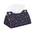 thumbnail image 1 of Picia Colored Balloons Pattern Long Tissue Box Cover,PVC Leather Triangle Holder,Tissue Box Holder with Magnetic Bottom,Facial Paper Organizer Dispenser-7.9"X4.9"X4.5", 1 of 9