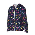 thumbnail image 1 of Picia Colored Balloons Women's Men's UPF 50+ Sun Protection Hoodie Shirt Long Sleeve SPF Fishing Outdoor UV Hiking Lightweight Shirts-3X-Large, 1 of 9